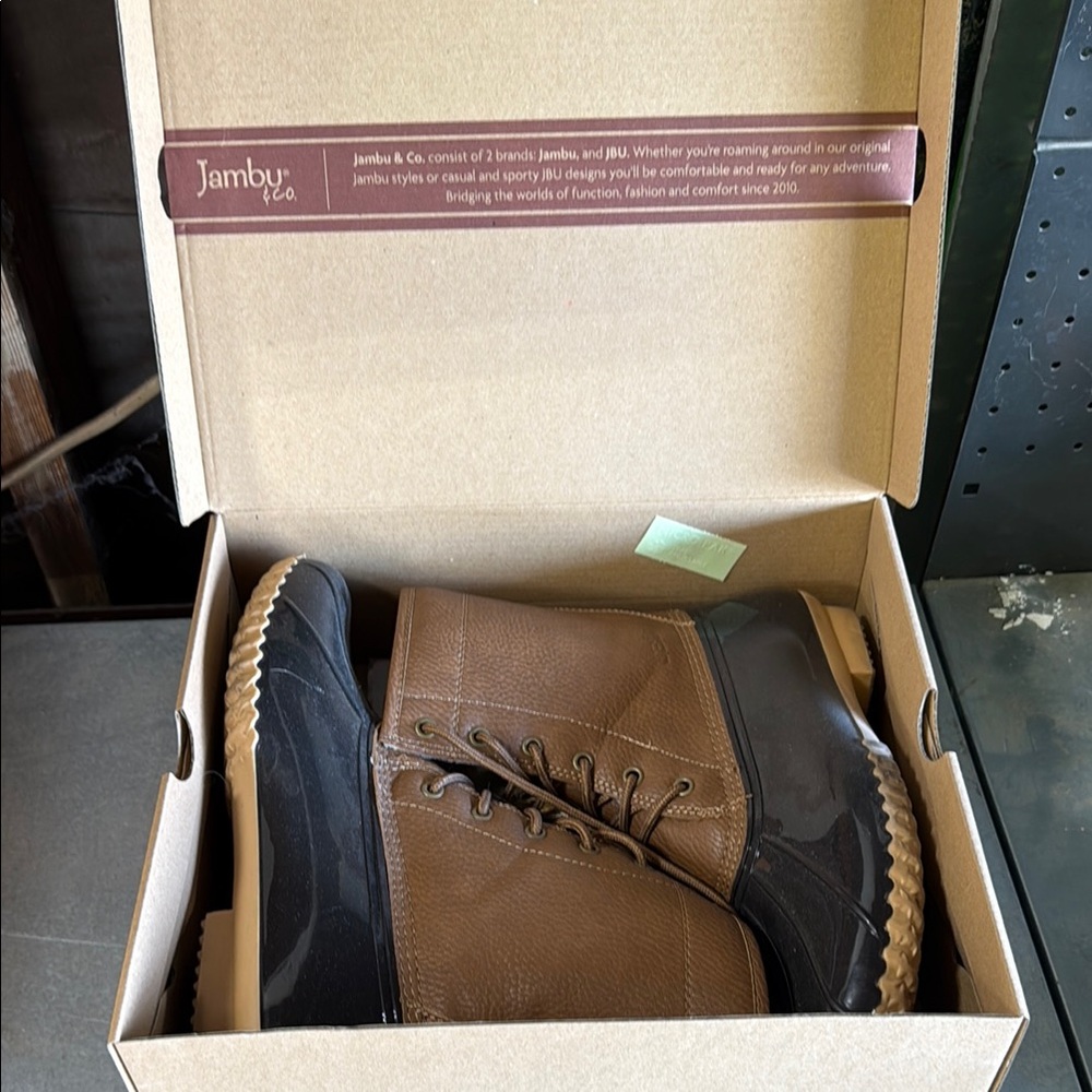 Jambu Brown and Black Rain & Snow Boots with Casual Design